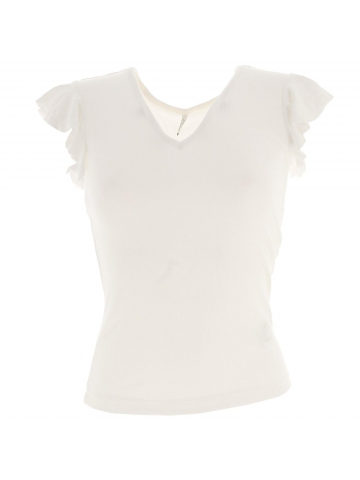 T-shirt belia cloud blanc femme - Only