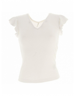 T-shirt belia cloud blanc femme - Only