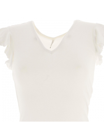 T-shirt belia cloud blanc femme - Only