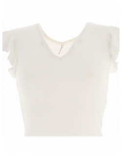T-shirt belia cloud blanc femme - Only