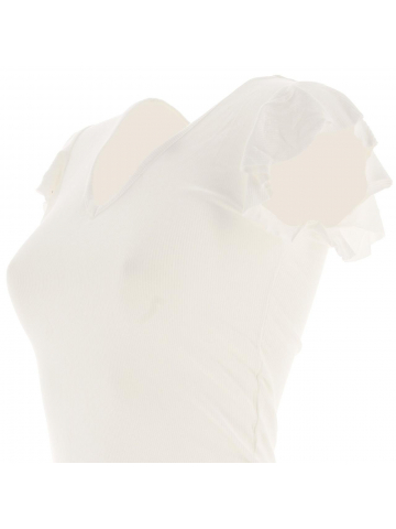 T-shirt belia cloud blanc femme - Only