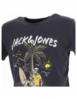 T-shirt venice bones bleu marine homme - Jack & Jones