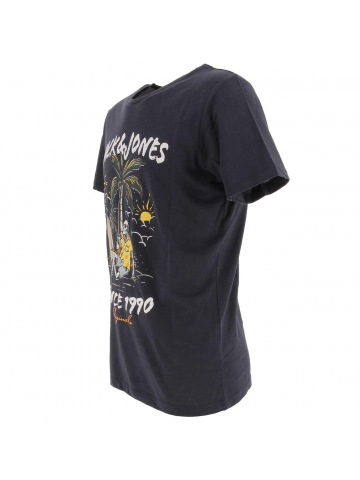 T-shirt venice bones bleu marine homme - Jack & Jones