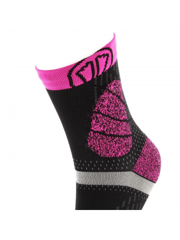 Chaussettes de trail protect réflechissantes rose - Sidas