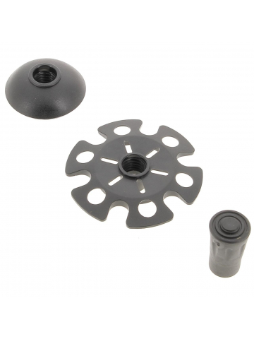 Bâton de marche 3 brins andador rouge - Elementerre