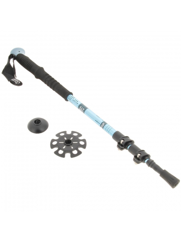 Bâton de randonnée téléscopique bleu - Elémenterre