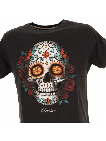 T-shirt calavera noir homme - Deeluxe