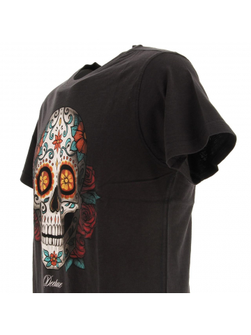 T-shirt calavera noir homme - Deeluxe