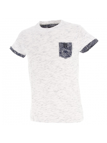 T-shirt feuillage uni gris homme - Deeluxe