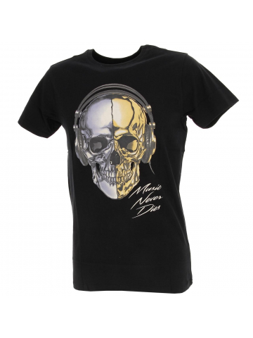 T-shirt zikmu skull noir homme - Deeluxe