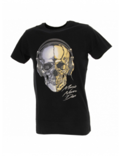 T-shirt zikmu skull noir homme - Deeluxe