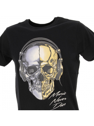 T-shirt zikmu skull noir homme - Deeluxe