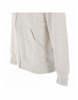 Sweat zippé à capuche atelo gris homme - La Maison Blaggio