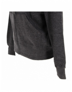 Sweat zippé à capuche atelo gris homme - La Maison Blaggio