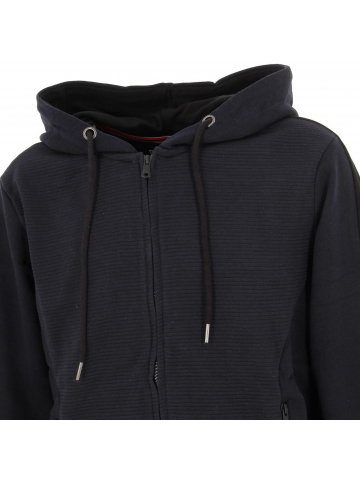 Sweat à capuche adenbleu marine homme - La Masion Blaggio