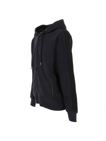 Sweat à capuche adenbleu marine homme - La Masion Blaggio