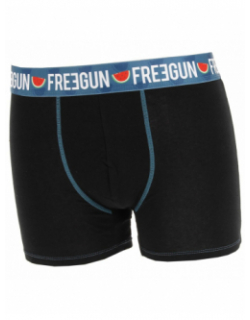 Pack 2 boxers coton bio act2 noir homme - Freegun