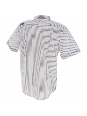 Chemise manches courtes stripes blanc homme - Oxbow