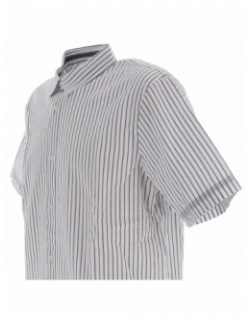 Chemise manches courtes stripes blanc homme - Oxbow