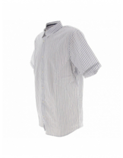 Chemise manches courtes stripes blanc homme - Oxbow