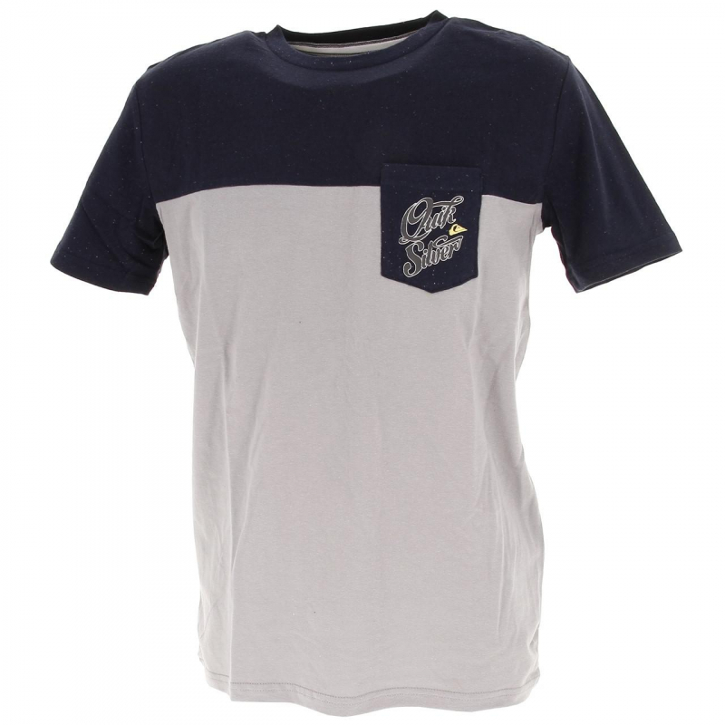 T-shirt bicolore molene gris homme - Quiksilver