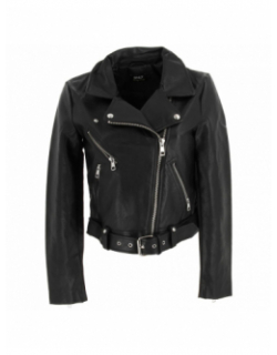 Veste imitation cuir vera noir femme - Only