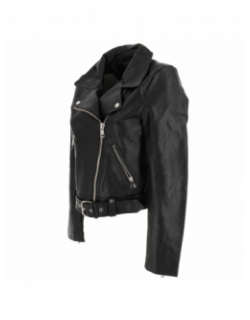 Veste imitation cuir vera noir femme - Only