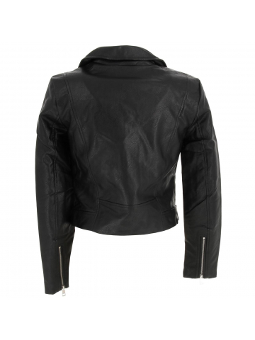 Veste imitation cuir vera noir femme - Only