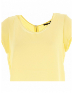 T-shirt vic jaune femme - Only