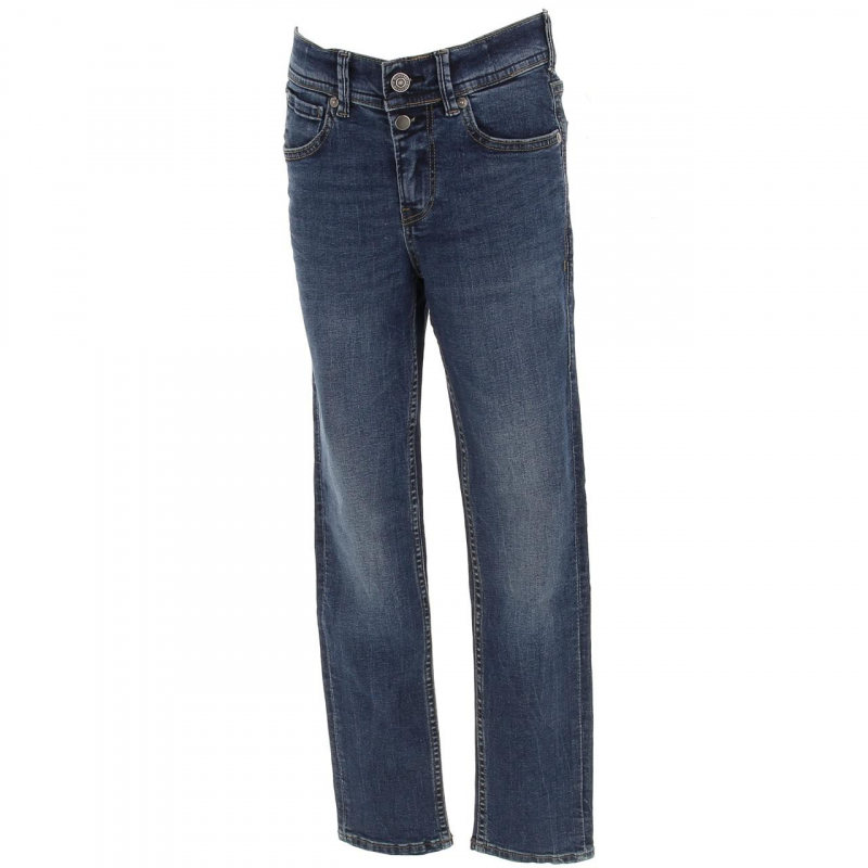 Jean skinny kurt ajustable bleu garçon - Teddy Smith