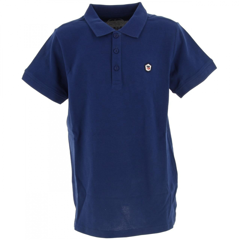 Polo pilote bleu marine garçon - Teddy Smith