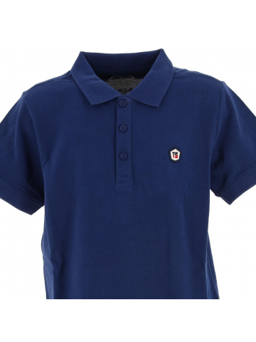Polo pilote bleu marine garçon - Teddy Smith