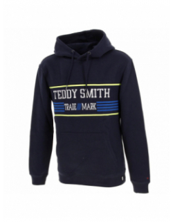 Sweat à capuche maxime bleu marine homme - Teddy Smith