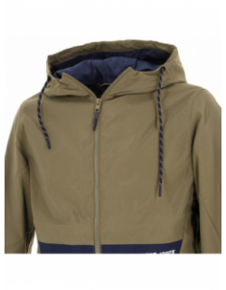 Veste légère à capuche barton kaki homme - Jack & Jones