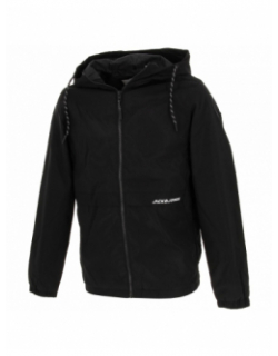 Veste légère à capuche barton noir homme - Jack & Jones
