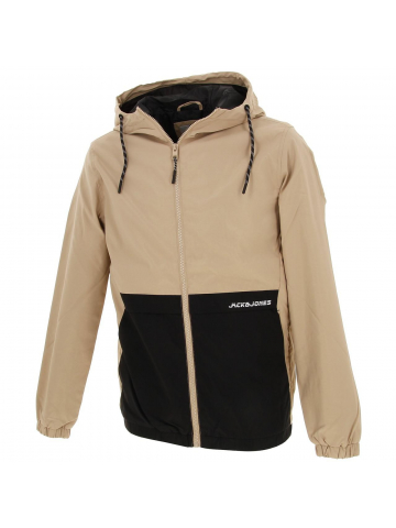 Veste légère à capuche barton beige homme - Jack & Jones