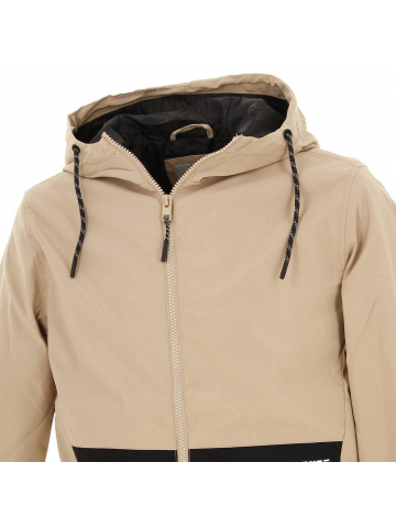 Veste légère à capuche barton beige homme - Jack & Jones