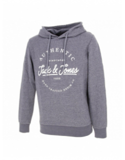 Sweat à capuche dusty gris homme - Jack & Jones