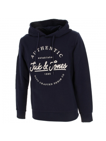 Sweat à capuche dusty bleu marine homme - Jack & Jones
