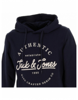Sweat à capuche dusty bleu marine homme - Jack & Jones