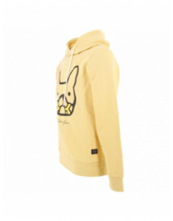 Sweat à capuche dog and bones jaune homme - Jack & Jones