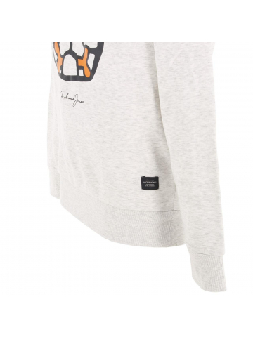 Sweat à capuche dog and bones écru homme - Jack & Jones