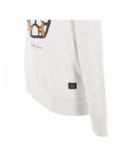 Sweat à capuche dog and bones écru homme - Jack & Jones
