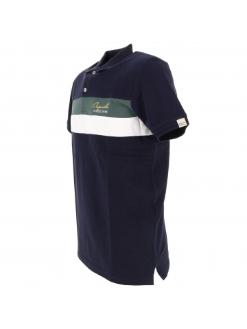 Polo blocks navy bleu marine homme - Jack & Jones