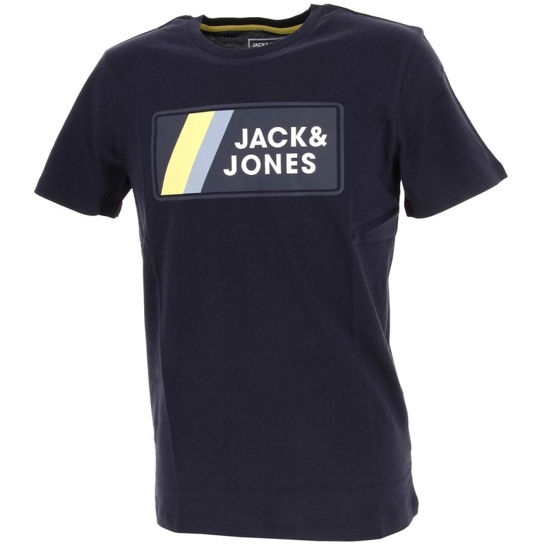 T-shirt jake bleu marine homme - Jack & Jones