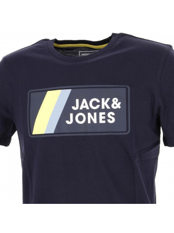 T-shirt jake bleu marine homme - Jack & Jones