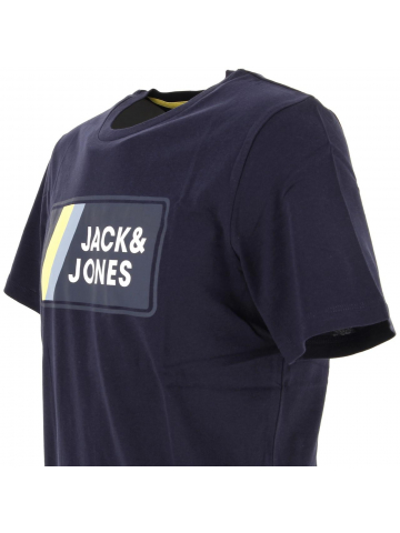T-shirt jake bleu marine homme - Jack & Jones