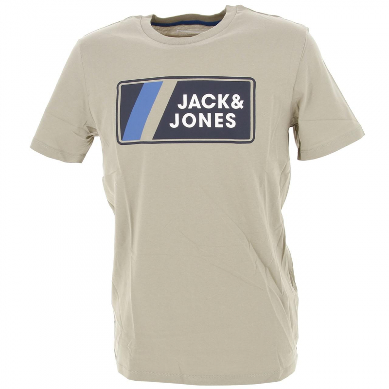 T-shirt jake kaki clair homme - Jack & Jones