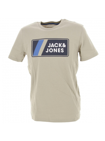 T-shirt jake kaki clair homme - Jack & Jones