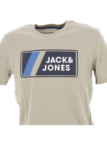T-shirt jake kaki clair homme - Jack & Jones